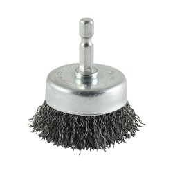 Timco Drill Cup Brush Crimped Steel Wire